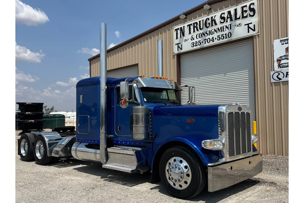Blue Semi Truck